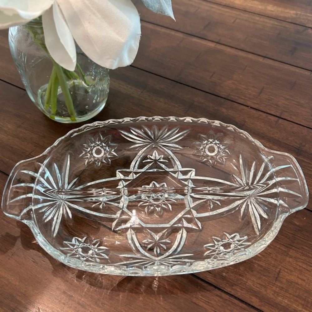 Vintage Anchor Hocking Relish Dish
